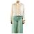 Lorena Antoniazzi Weißes Cropped-Hemd mit Tasche - Größe UK 8