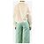 Lorena Antoniazzi Weißes Cropped-Hemd mit Tasche - Größe UK 8 - Ansicht 2