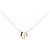 Autre Marque Collar de oro amarillo K10 2 en 1 con rubí y diamante Dorado
