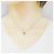 Autre Marque Collar de oro amarillo K10 2 en 1 con rubí y diamante Dorado - Ansicht 8