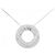 Tiffany & Co Collana Tiffany Atlas X Closed Circle 750 Oro Bianco e Diamanti Argento