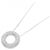 Tiffany & Co Collana Tiffany Atlas X Closed Circle 750 Oro Bianco e Diamanti Argento - vista 2