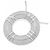 Tiffany & Co Collana Tiffany Atlas X Closed Circle 750 Oro Bianco e Diamanti Argento - vista 3