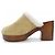 Sandalias Chanel de piel de oveja arrugada Beige - vista 2