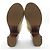 Sandalias Chanel de piel de oveja arrugada Beige - vista 4