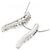 Autre Marque Collana in platino 950 e diamanti Ginza Tanaka Argento - vista 4