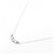 Autre Marque Collana Ribbon in Diamanti Au750 Argento - vista 2