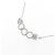 Autre Marque Collana Ribbon in Diamanti Au750 Argento - vista 3
