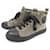 Hermès Hermes Shearling Sneaker Grün Khaki - Ansicht 3