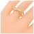 Autre Marque 4℃ Au750 Diamantring Golden - Ansicht 5