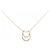 Autre Marque Collana in Au750 con Diamanti Rosa