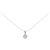 Autre Marque Collana in platino e diamanti Argento