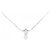 Autre Marque Collana in platino e diamanti Argento