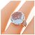 Bulgari Bvlgari Parentesi Cocktail 750 Weißgold Blauer Topas Diamant Ring Size 8 Silber - Ansicht 5
