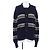 Autre Marque Shoop Wollstrickjacke Schwarz Beige
