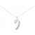 Autre Marque Collana in oro bianco 10K e diamanti Argento