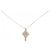 Autre Marque Collana con Diamanti Au750 Rosa
