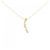 Autre Marque Collana con Diamanti Au750 D'oro