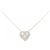 Autre Marque Collana Cuore di Diamante Au750 Rosa