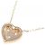 Autre Marque Collana Cuore di Diamante Au750 Rosa - vista 4
