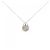 Autre Marque Collana in oro bianco Au750 e diamanti Argento