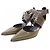 Hermès Hermes Leder Pumps 35.5 Grün Khaki - Ansicht 3