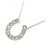 Autre Marque Collana Horseshoe in Diamanti Au750 Argento - vista 2
