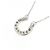 Autre Marque Collana Horseshoe in Diamanti Au750 Argento - vista 3