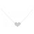 Autre Marque Collana Samantha Tiara in Oro Au750 e Diamanti Argento
