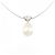 Autre Marque Collana con perle bianche del Mar del Sud e diamanti Au750 Argento