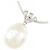 Autre Marque Collana con perle bianche del Mar del Sud e diamanti Au750 Argento - vista 4