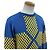 Christian Dior Wollstricktop Blau Gelb - Ansicht 2