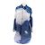 Louis Vuitton Cloud 90s Mantel Blau Polyester