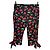 Autre Marque Caprihose mit Kirschmuster Schwarz - Ansicht 2