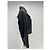 The Kooples Schwarze Lederjacke mit Fransen - Ansicht 4