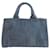 Borsa 2-Way Prada Canapa Blu - vista 2