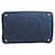 Borsa 2-Way Prada Canapa Blu - vista 4