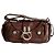 Borsa a tracolla Dior Flight in pelle marrone