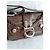 Borsa a tracolla Dior Flight in pelle marrone - vista 6