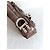 Borsa a tracolla Dior Flight in pelle marrone - vista 7