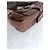 Borsa a tracolla Dior Flight in pelle marrone - vista 8