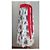 Falda Maxi con Estampado Floral 120% LINO con Cinturón Rojo Rosa Blanco Roja Verde Amarillo - vista 3