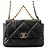 Borsa a tracolla con catena Chanel CHANEL19 Nero