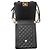 Borsa a tracolla Chanel Boy in agnello Nero - vista 6