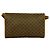 Mini bolsa de ombro em couro Gucci Vintage Micro GG Logo Marrom - vista 3