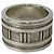Tiffany & Co Anello Atlas largo di Tiffany in argento sterling 925
