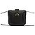 Loewe Vintage Anagram Logo Prägeleder Mini Schultertasche Schwarz