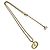 Collana a catena placcata oro con motivo logo Christian Dior CD - vista 5
