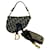 Bolsa Saddle Oblique Christian Dior Azul marinho  - vista 1