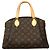 Borsa Louis Vuitton Monogram Rivoli PM Marrone - vista 9